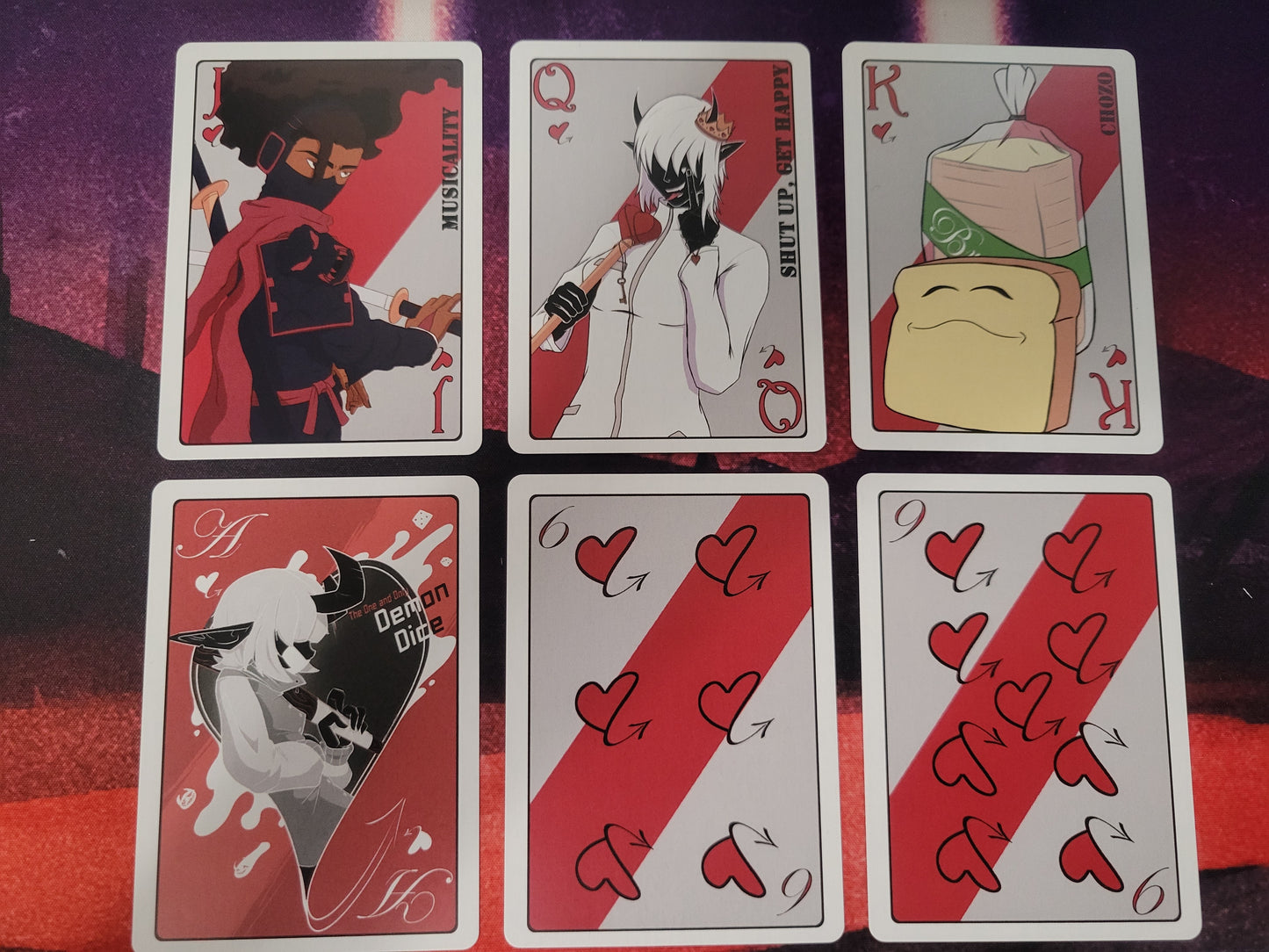 Demondice Poker Cards