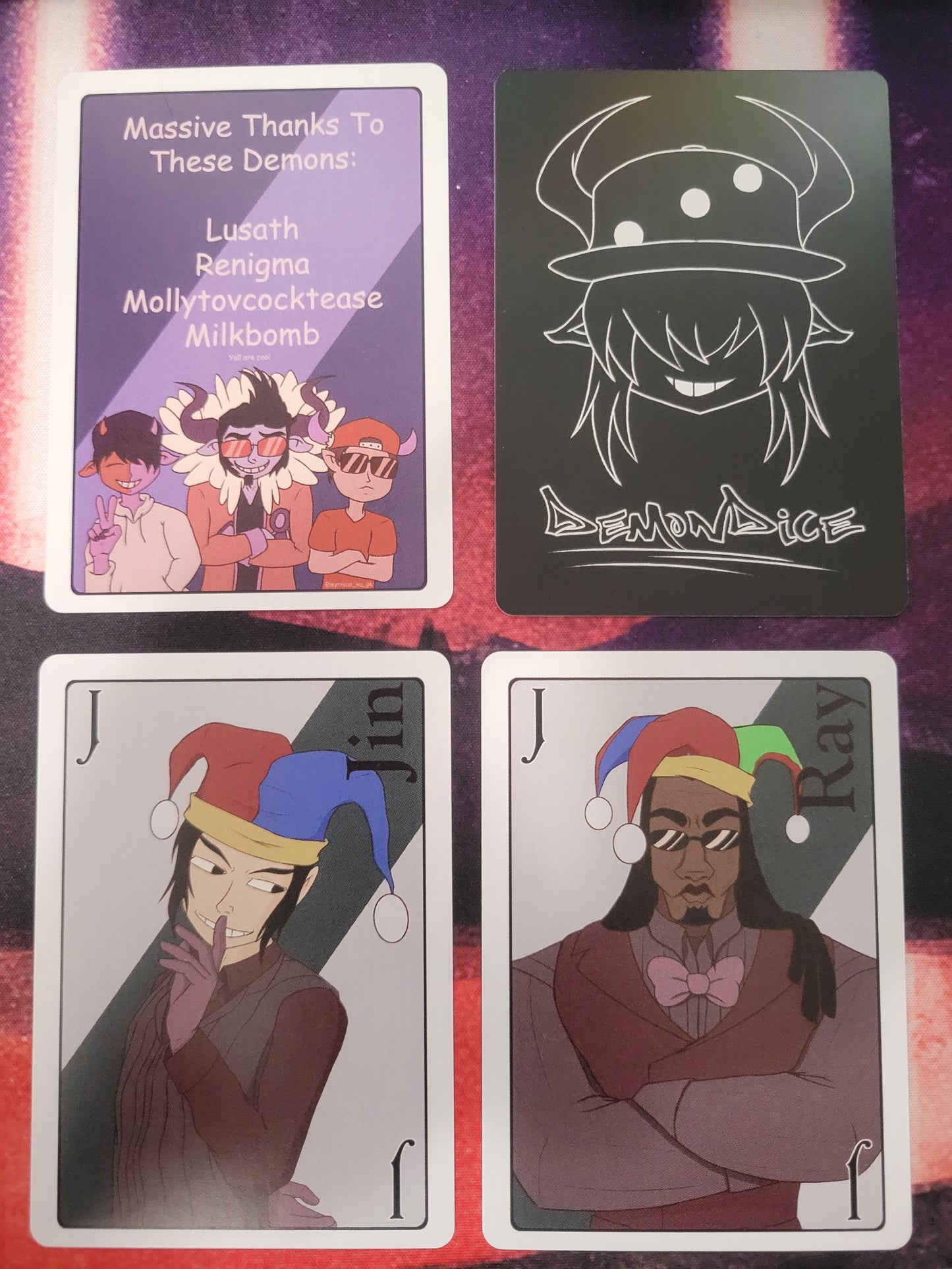 Demondice Poker Cards