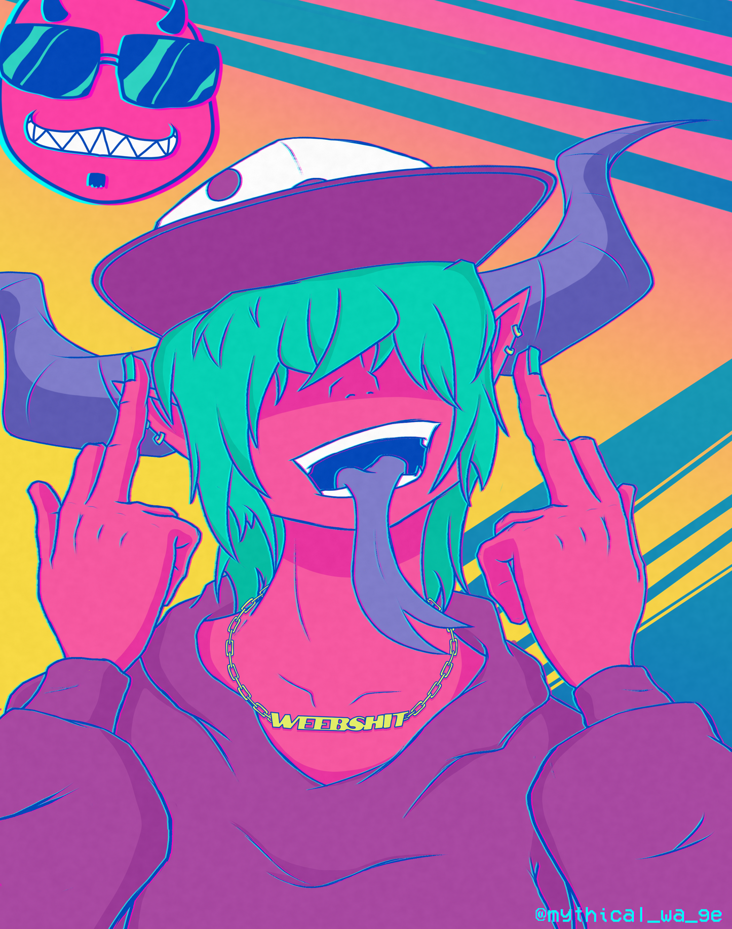 Vaporwave Demon